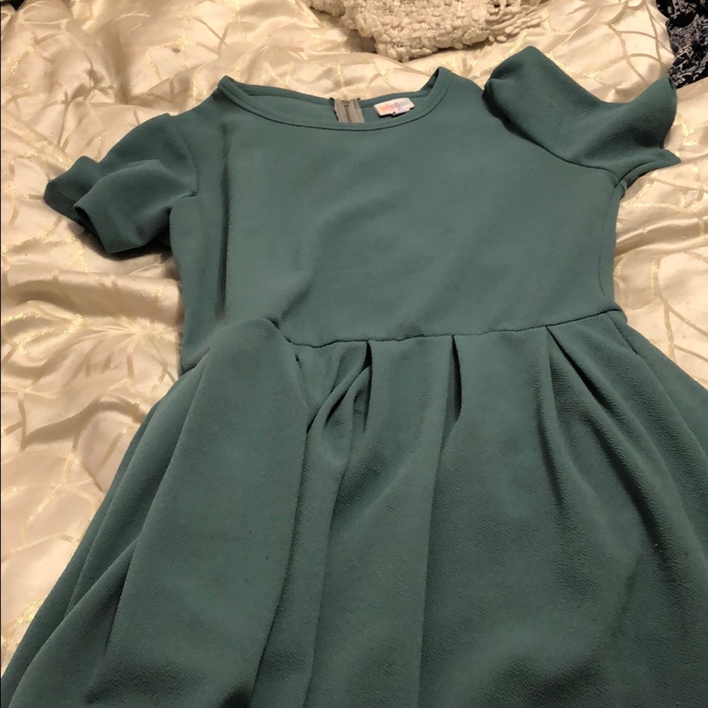 Lularoe Green Amelia Dress
